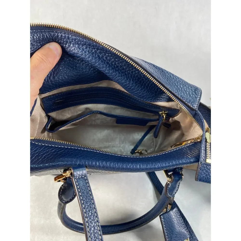 Michael Kors Selby Medium Satchel Handbag $350 MSRP Leather Purse